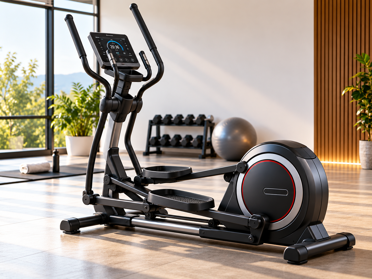 Elliptical cross trainer equipment